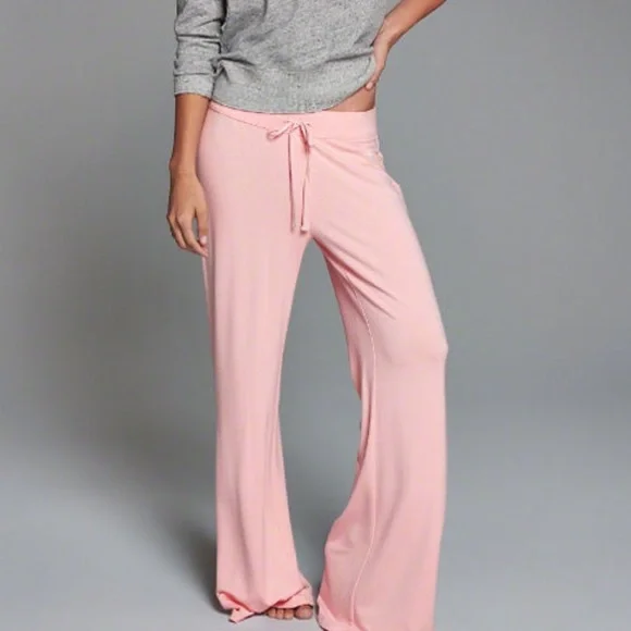 Abercrombie & Fitch Women’s Logo Wide Leg Viscose Sweatpants MEDIUM - Picture 8 of 11